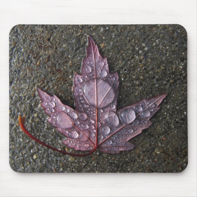 Mousepad Pingos de chuva na folha (Frente)