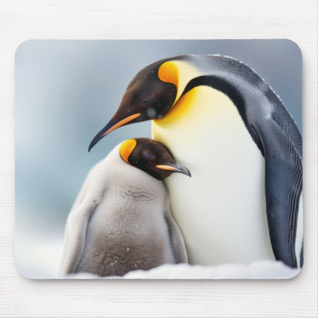 Mousepad Pinguim Bird Bird Liberdade Arte Selvagem (Frente)