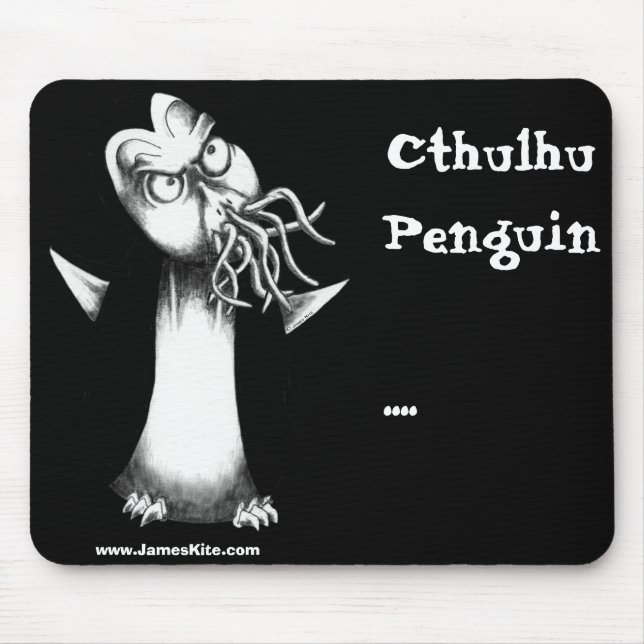 Mousepad Pinguim de Cthulhu: …. (Frente)