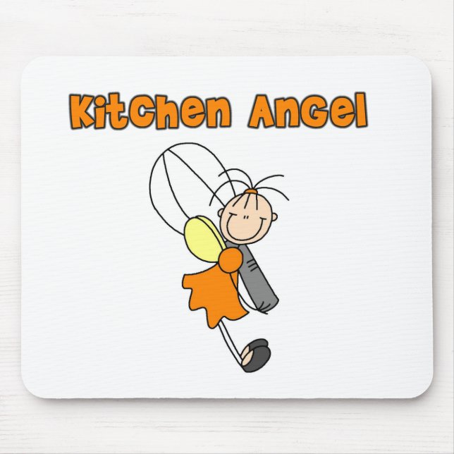 Mousepad Pinguim de mesa Anjo Fada da Cozinha (Frente)
