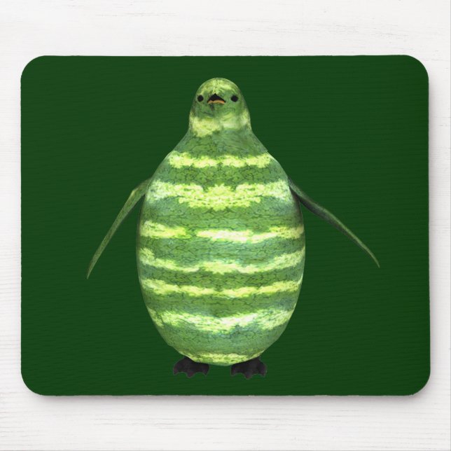 Mousepad Pinguim do Dia Nacional da Melancia (Frente)