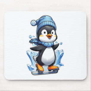 Mousepad Pinguim-Pinguim-Espingarda De Gelo