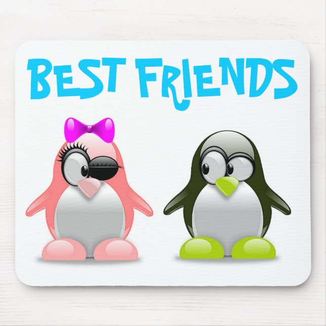MOUSEPAD PINGUINS "MELHORES AMIGOS" (Frente)