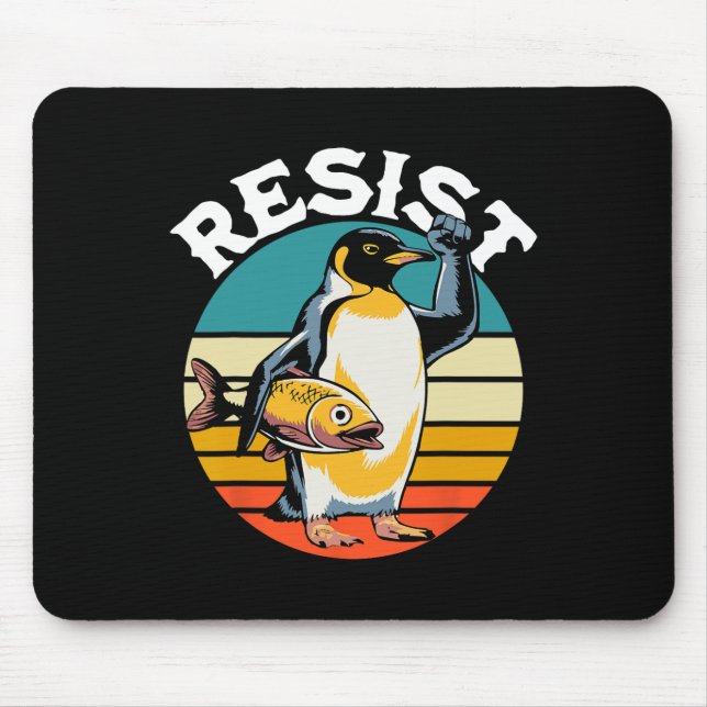 Mousepad Pinguins Pinguins Contra Pinguins Engraçados (Frente)