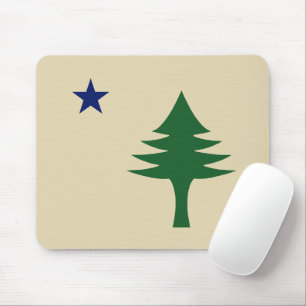 Mousepad Pinheiro e estrelado de 1901 do Estado do Maine
