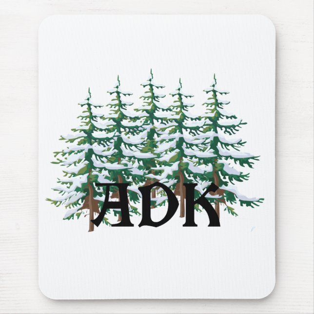 Mousepad Pinhos de ADK Adirondack (Frente)