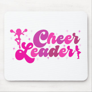 Mousepad Pink Cheerleader Football USA Sport