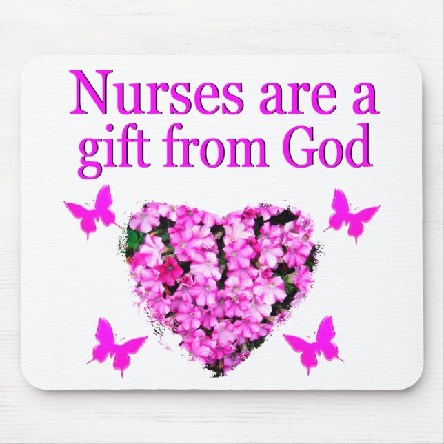 MOUSEPAD PINK FLORTIAN NURSE DESIGN (Frente)