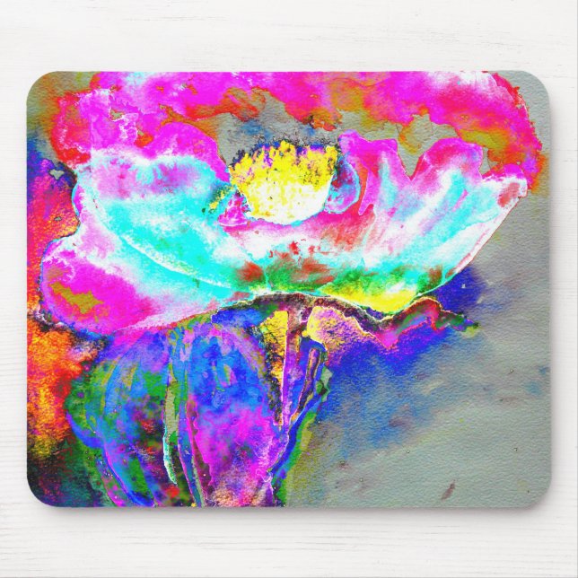Mousepad Pink Poppy (Frente)