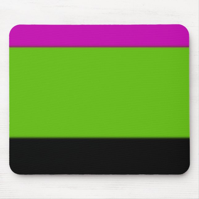 Mousepad Pink, Verde e Ombre Preto (Frente)