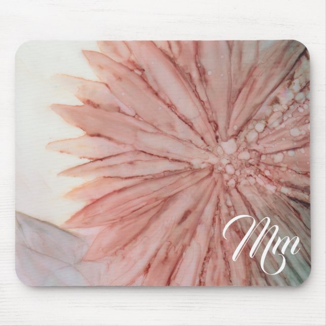 Mousepad "Pinkish Floral Painting" (Frente)