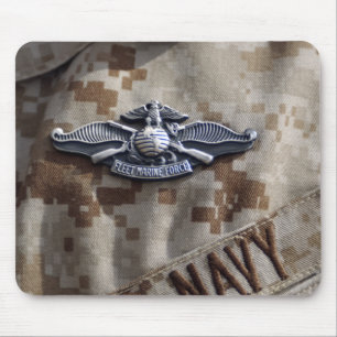 Mousepad Pino do dispositivo da guerra da força marinha de