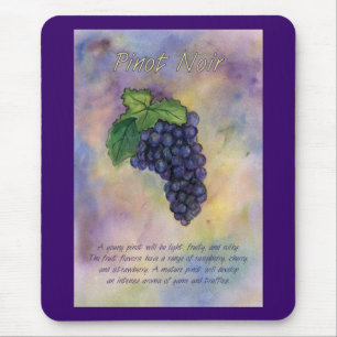 Mousepad Pinot Noir Wine Graphics