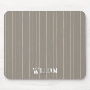 Mousepad Pinstripes bege personalizado