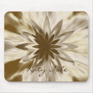 Mousepad Pinta Étnica de Aquarela de Flor de Lotus Personal