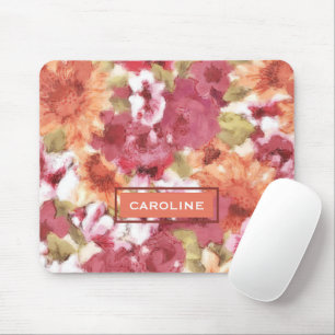 Mousepad Pintagem de Cores de Fluxos Chic Personalizados
