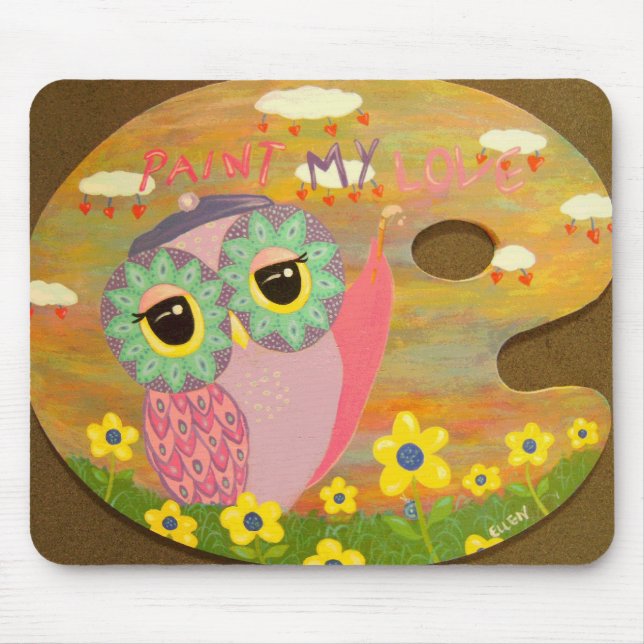 Mousepad Pinte meu amor (Frente)
