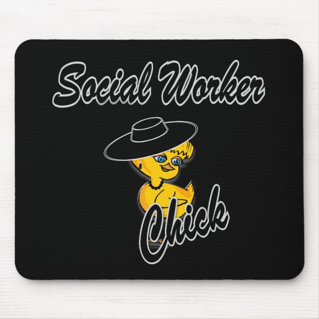 Mousepad Pintinho 4 do trabalhador social (Frente)