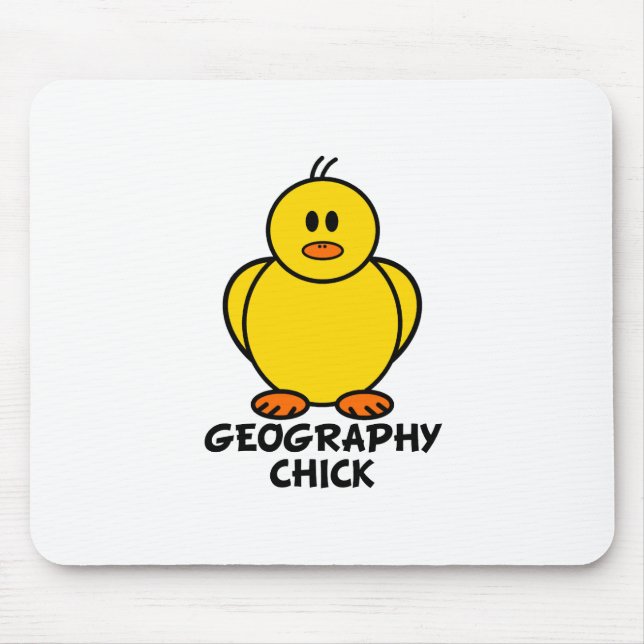 Mousepad Pintinho da geografia (Frente)