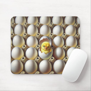 Mousepad Pintinho De Bebê Na Embalagem De Ovos