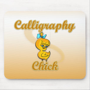 Mousepad Pintinho de caligrafia