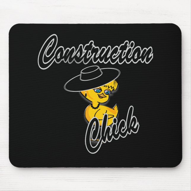 Mousepad Pintinho de construção nº 4 (Frente)