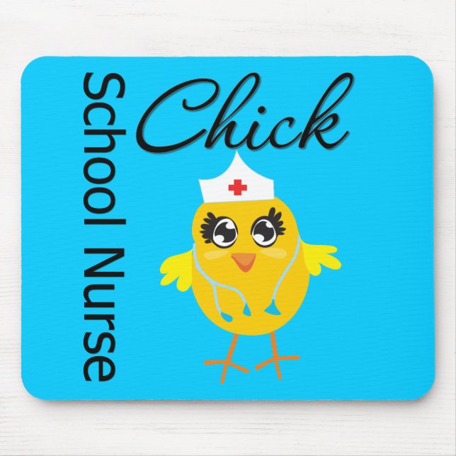 Mousepad Pintinho de Enfermeiro Escolar v1 (Frente)