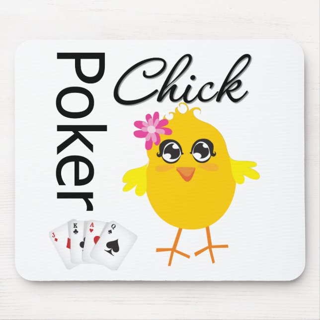 Mousepad Pintinho de pôquer (Frente)