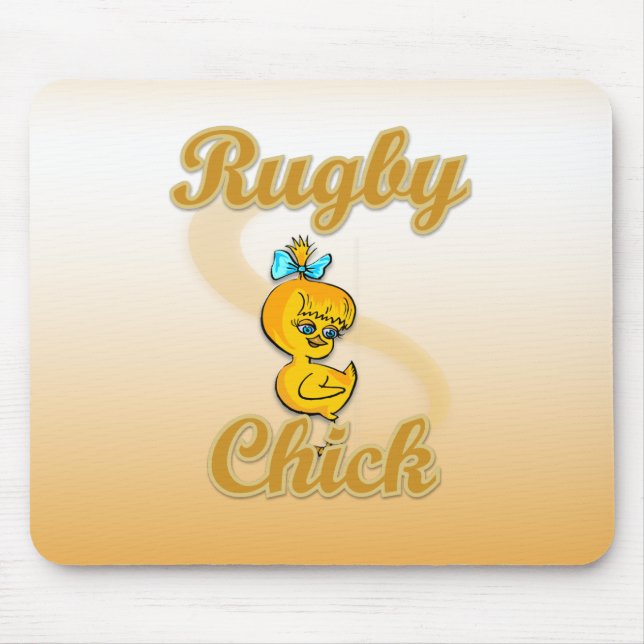 Mousepad Pintinho de Rugby (Frente)