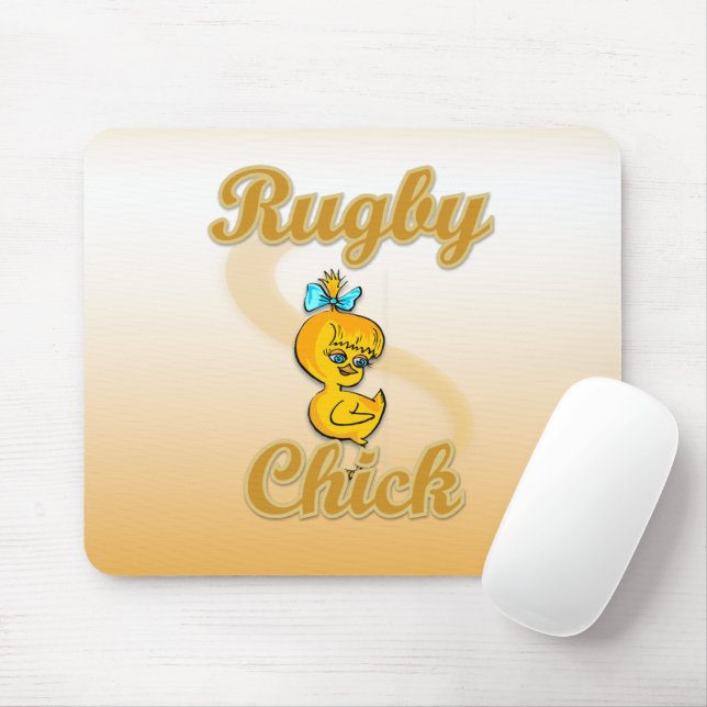 Mousepad Pintinho de Rugby (Com mouse)