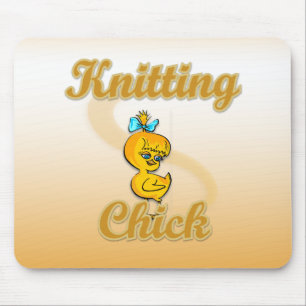 Mousepad Pintinho de tricô