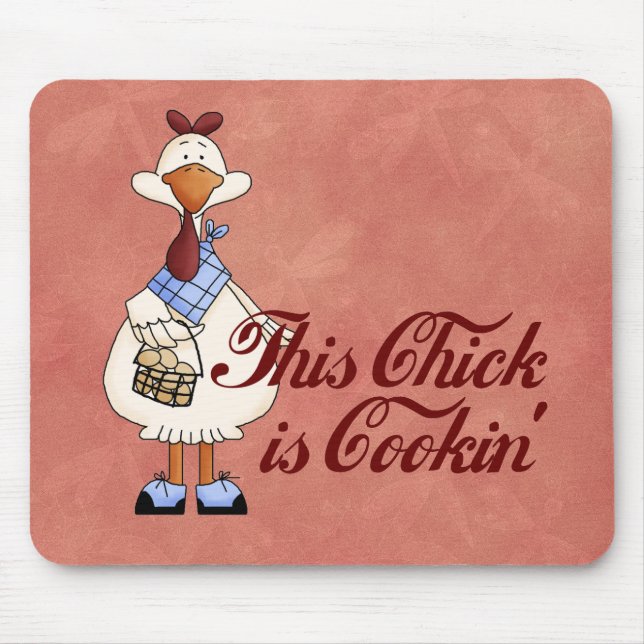 Mousepad Pintinho do cozinhar (Frente)