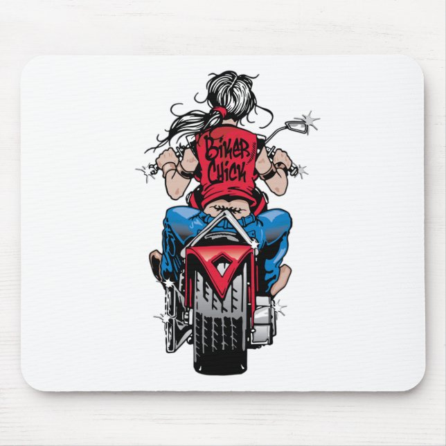 Mousepad Pintinho do motociclista (Frente)
