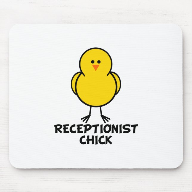 Mousepad Pintinho do recepcionista (Frente)