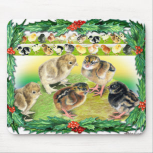Mousepad Pintinhos de Natal