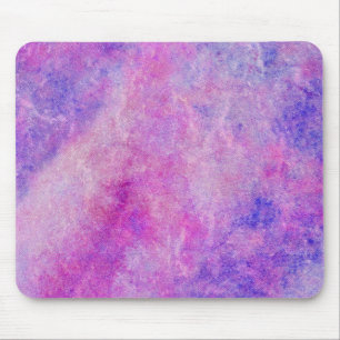 Mousepad Pintor d'água do arco-íris roxo e rosa