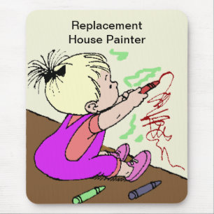 Mousepad Pintor de Casa de Substituição