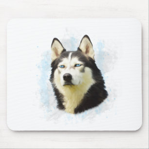 Mousepad Pintura a cores de água salgada siberiana