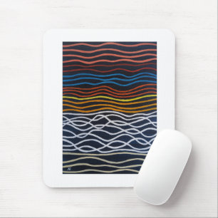 Mousepad Pintura Abstrata da Frente Marítima por Alfred Fox