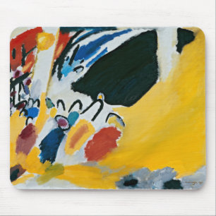 Mousepad Pintura abstrata do concerto da impressão III de