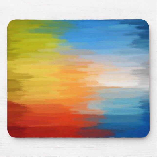 Mousepad pintura abstrato | Cores Dinâmicas 17 (Frente)
