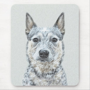 Mousepad Pintura Australiana de Cães de Gado - Arte Origin