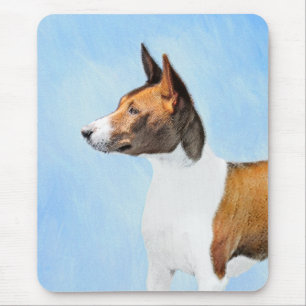Mousepad Pintura Basenji - Arte Original Bonita