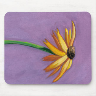Mousepad Pintura bonita do Gaillardia da arte amarela da