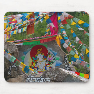 Mousepad Pintura Budista em Rochas