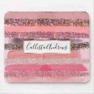 Mousepad Pintura Cinzenta Rosa Cinzenta - Esmagamento