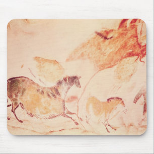 Mousepad Pintura da rocha dos cavalos, c.17000 BC