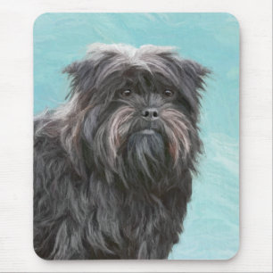 Mousepad Pintura de Affenpinscher - Arte de Cachorro Origin
