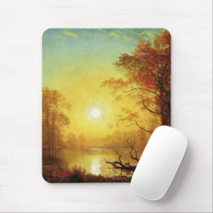 Mousepad pintura de Albert Bierstadt, Nascer do Sol,