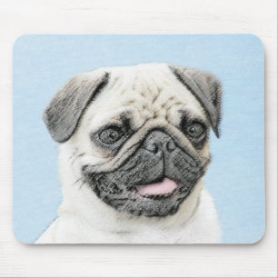 Mousepad Pintura de Cachorro - Arte de Cachorro Original